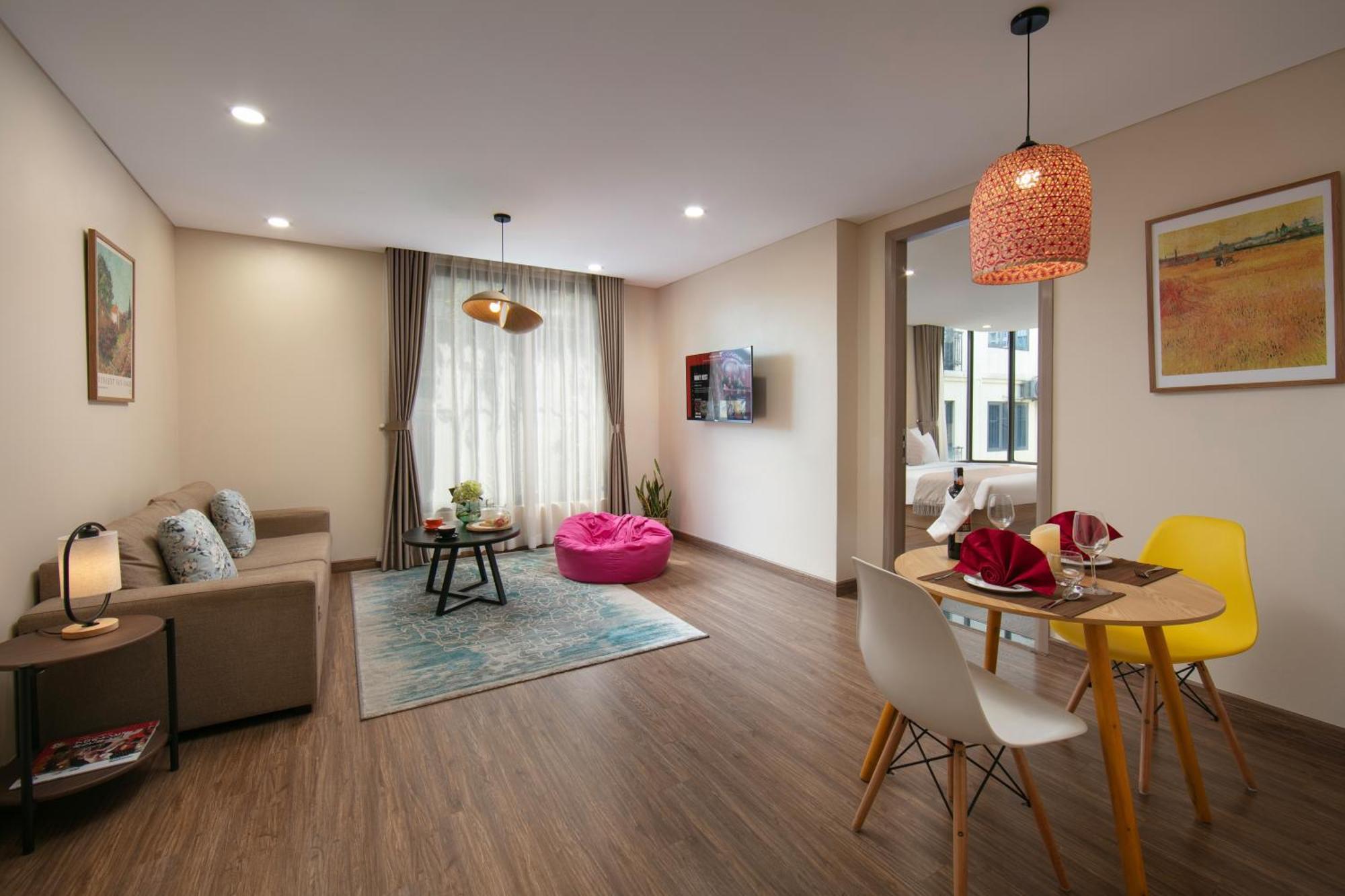 HB Serviced Apartment - Lạc Long Quân Hanói Exterior foto