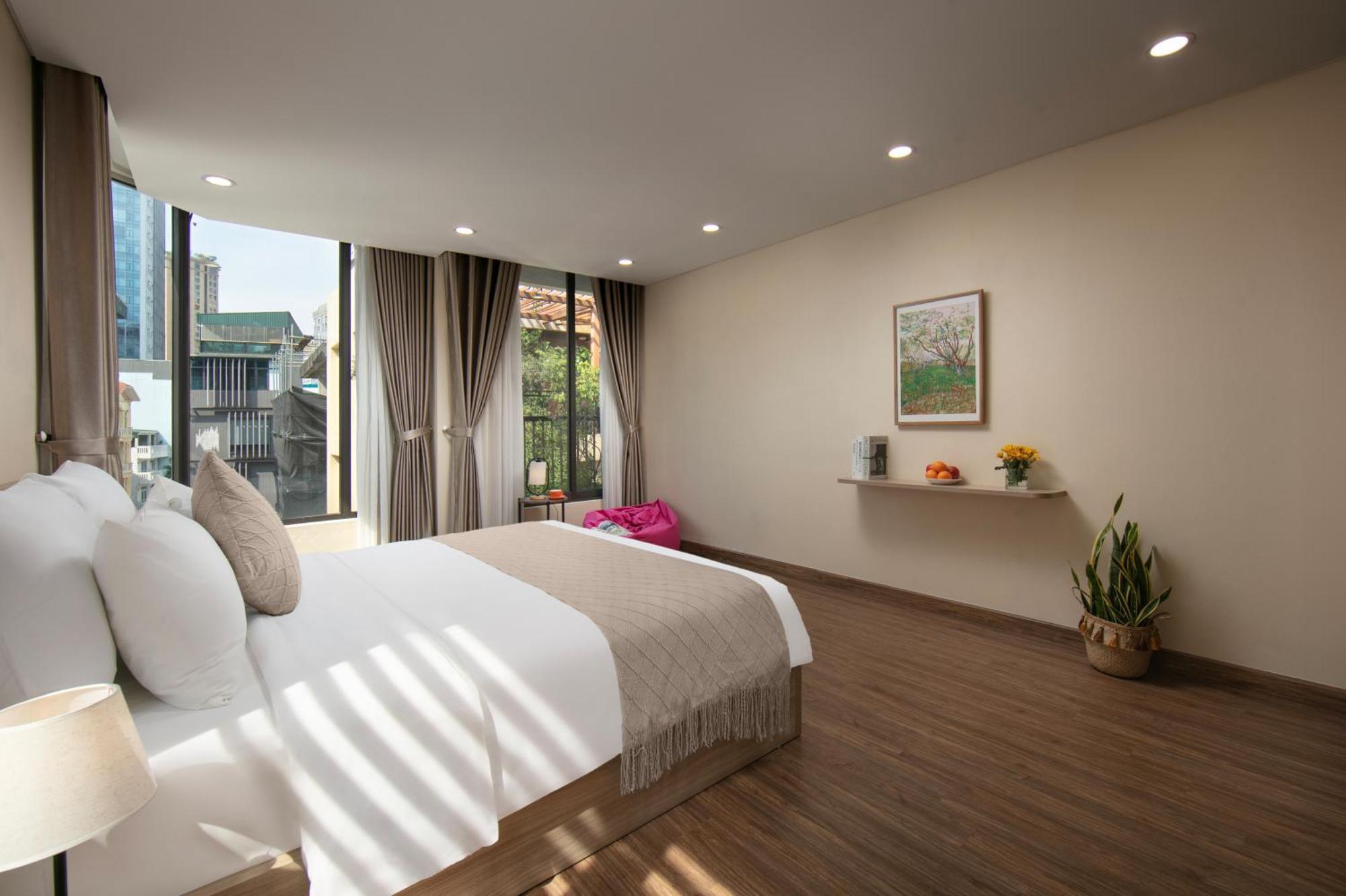 HB Serviced Apartment - Lạc Long Quân Hanói Exterior foto