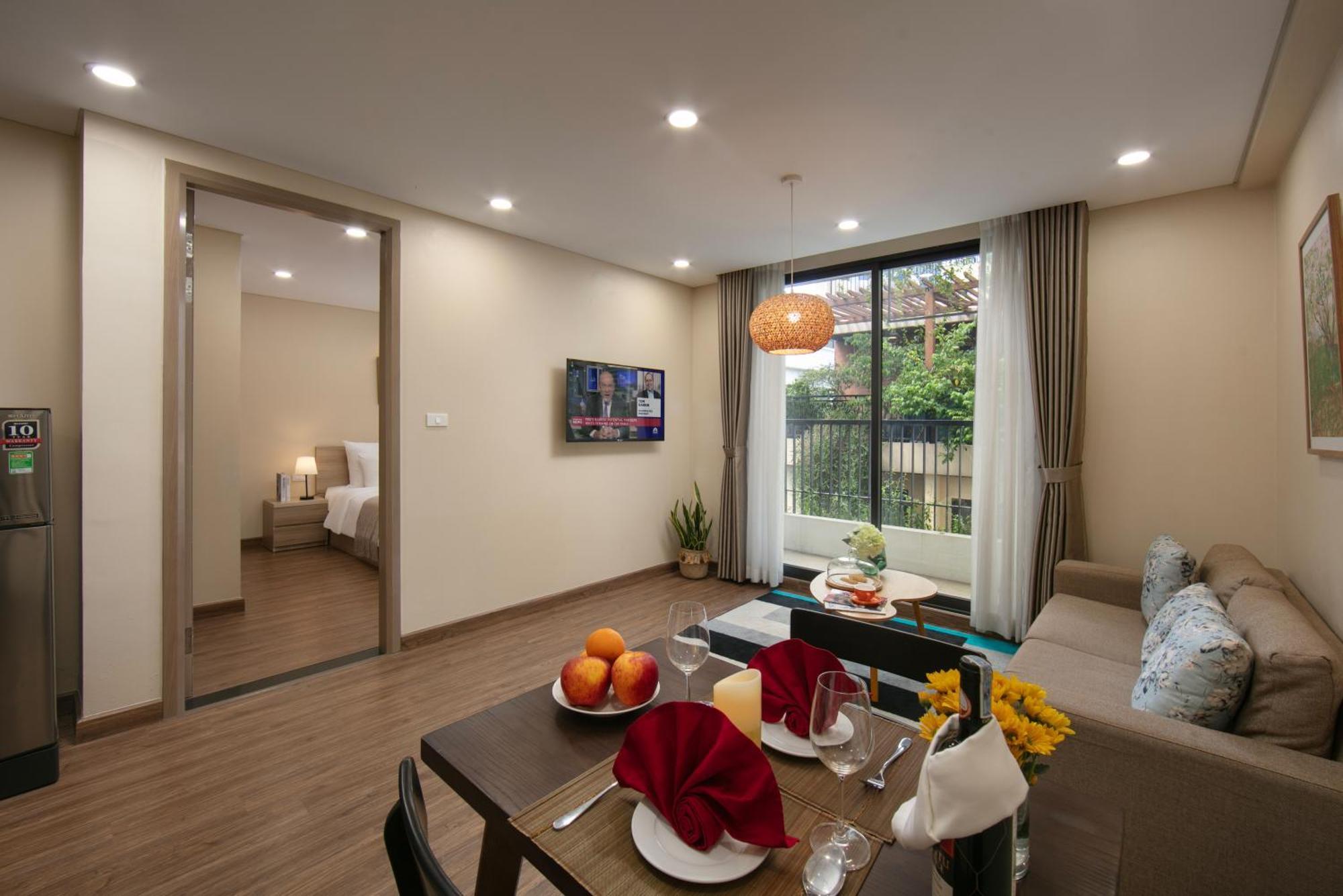 HB Serviced Apartment - Lạc Long Quân Hanói Exterior foto