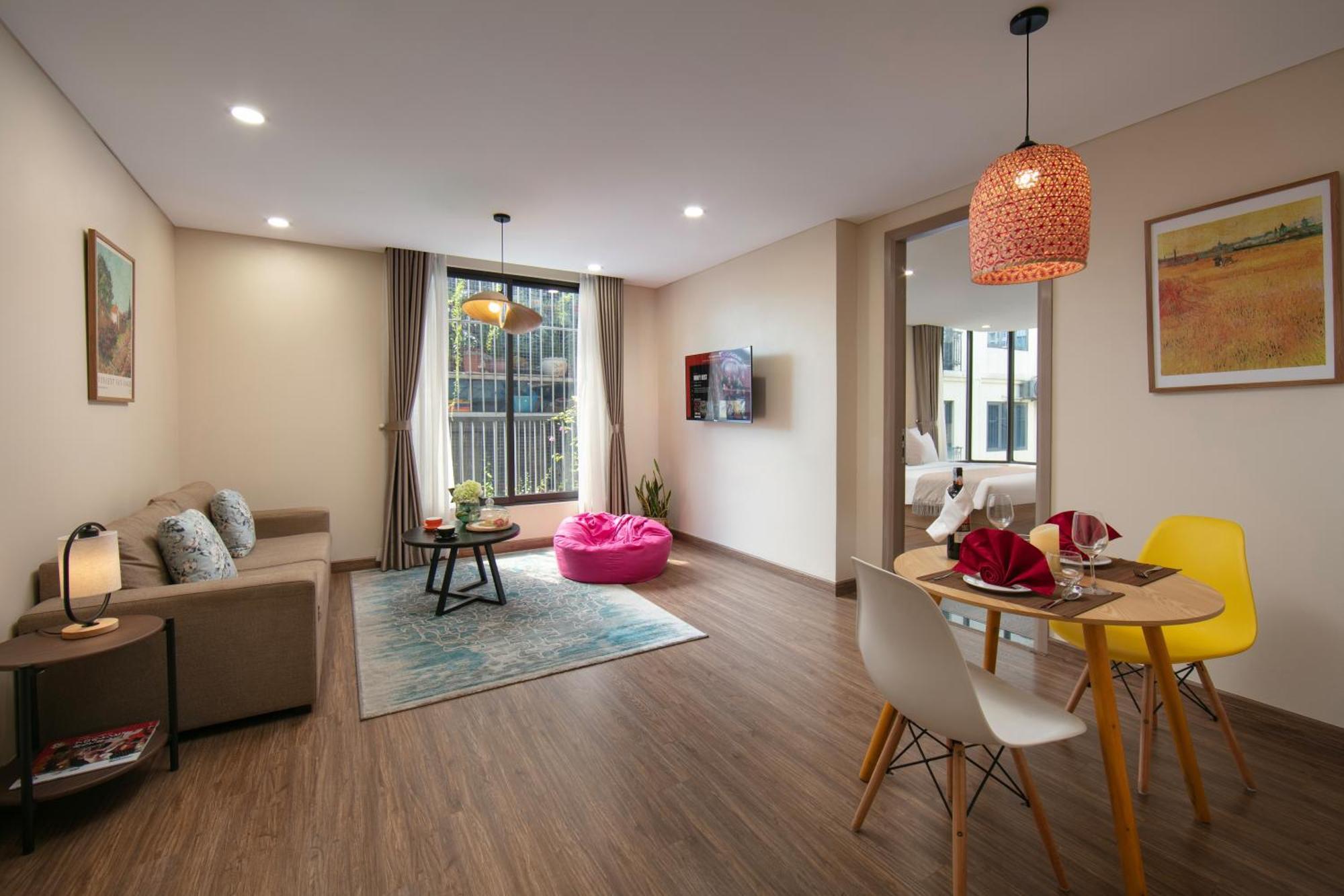 HB Serviced Apartment - Lạc Long Quân Hanói Exterior foto