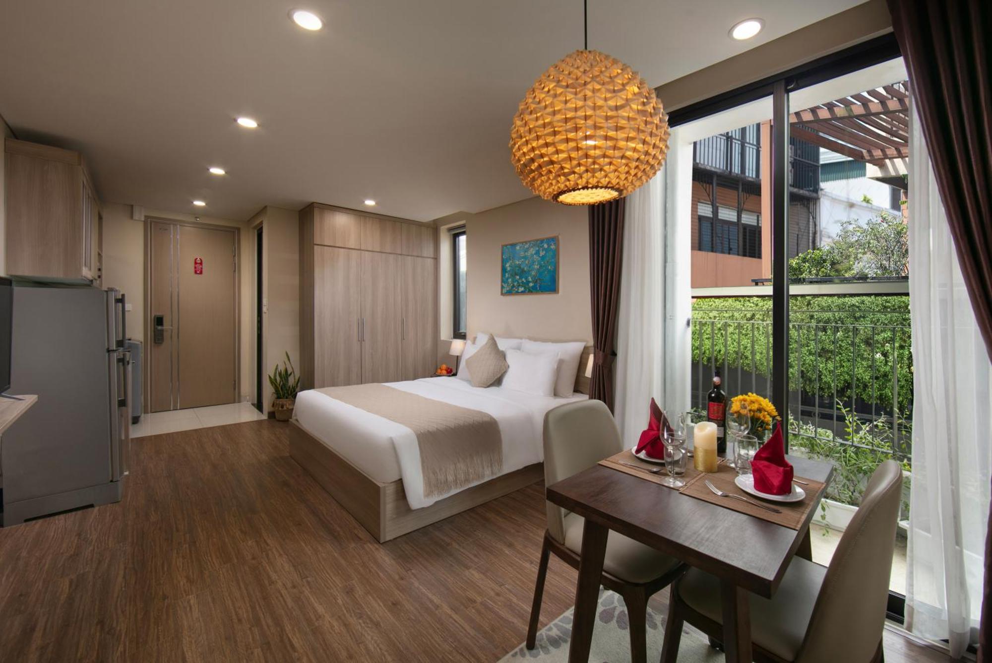 HB Serviced Apartment - Lạc Long Quân Hanói Exterior foto